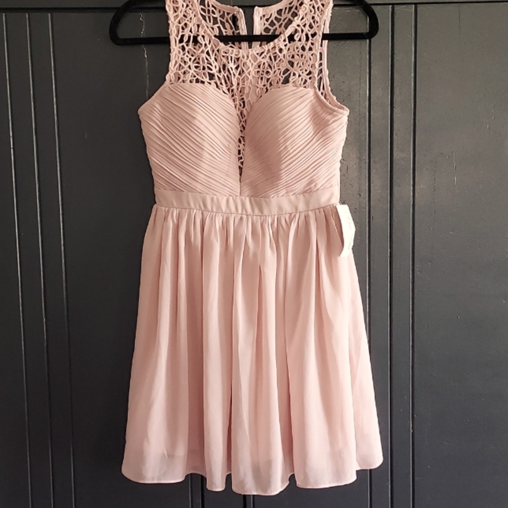 Pink lily resonating romance dress